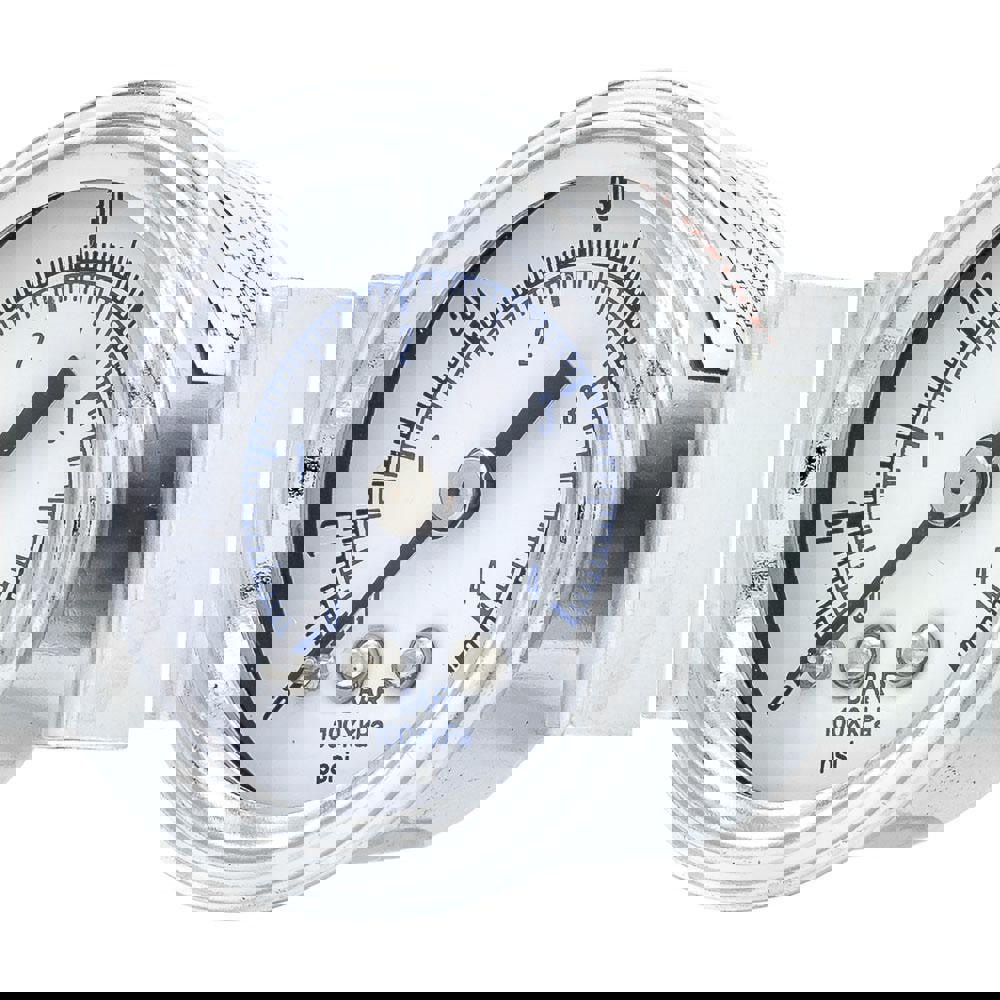 Pressure Gauges; Gauge Type: Utility Gauge ; Scale Type: Dual ; Accuracy (%): 3-2-3% ; Dial Type: Analog ; Thread Type: NPT ; Bourdon Tube Material: Bronze